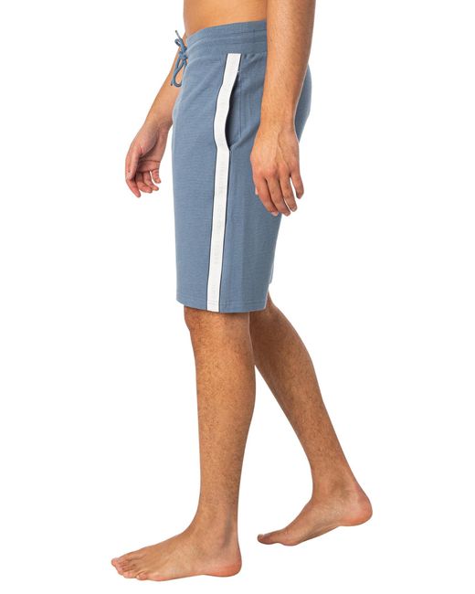 Tommy Hilfiger Blue Lounge Side Stripe Sweat Shorts for men