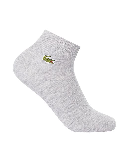 Lacoste Blue 3 Pack Low Socks for men