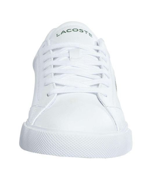 Lacoste White Lerond Set 125 2 Cma Leather Trainers for men