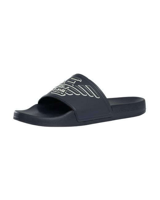 Emporio Armani Blue Scarpe Slider for men