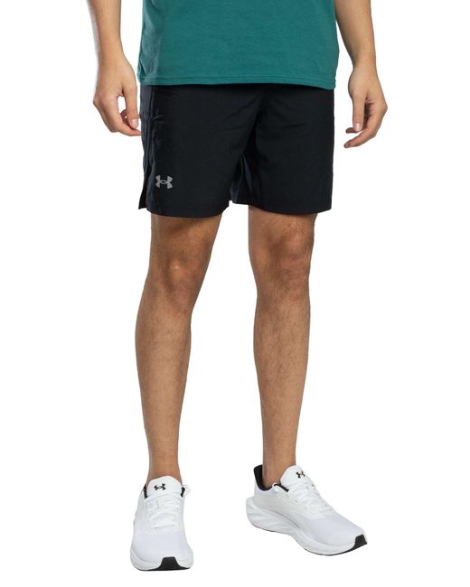 Under Armour Black Launch Shorts for men