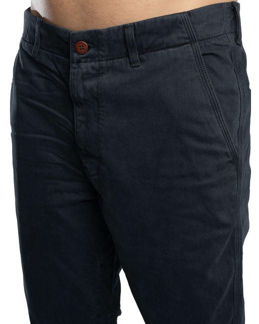 Superdry Blue International Chino Trousers for men