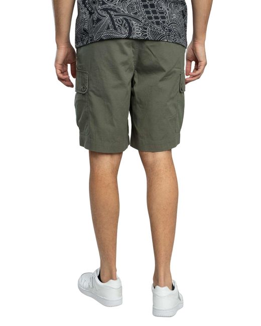 Pretty Green Green Bostall Cargo Shorts for men