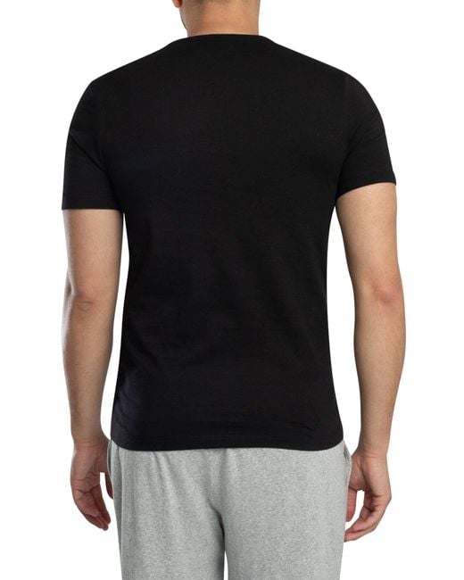 HUGO Blue 3 Pack Crew Lounge T-shirts for men