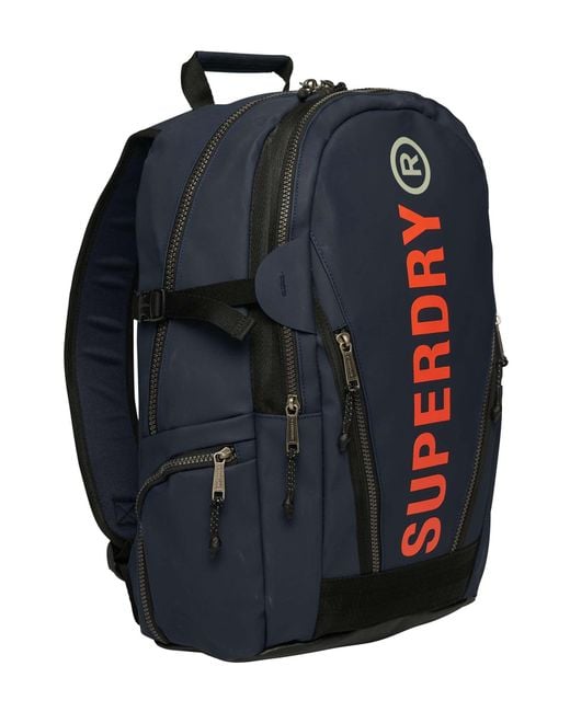 Superdry Blue 21l Tarp Backpack for men