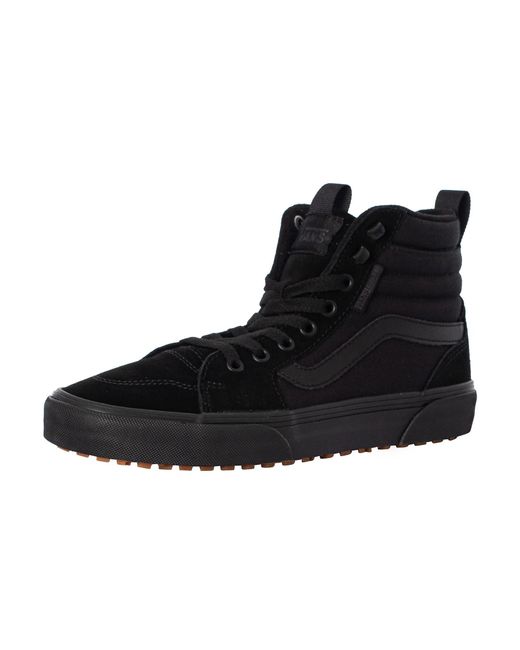 Vans Black Filmore Hi Guard Suede Trainers for men