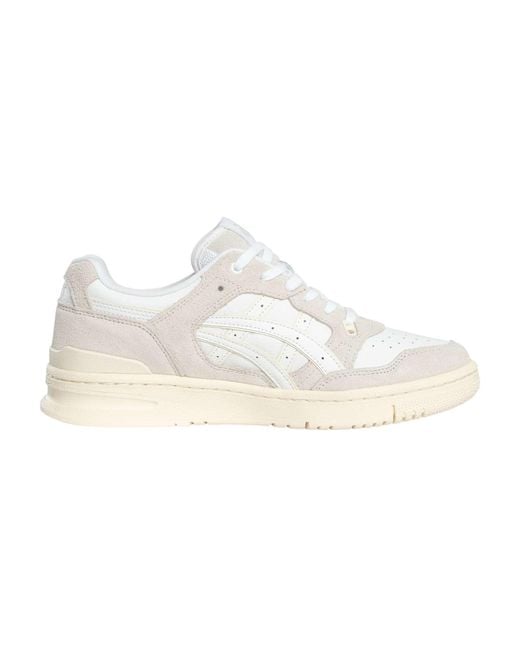 Asics White Ex39 Leather Suede Trainers for men