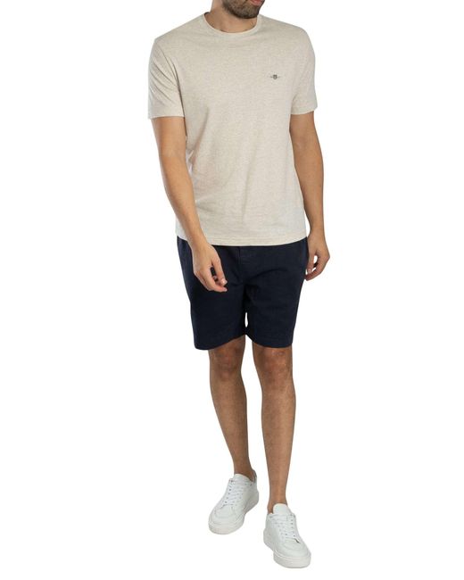 Gant White Regular Shield T-shirt for men