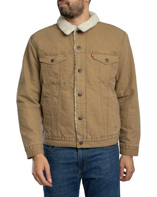 Levi's Natural Type 3 Sherpa Trucker Jacket for men