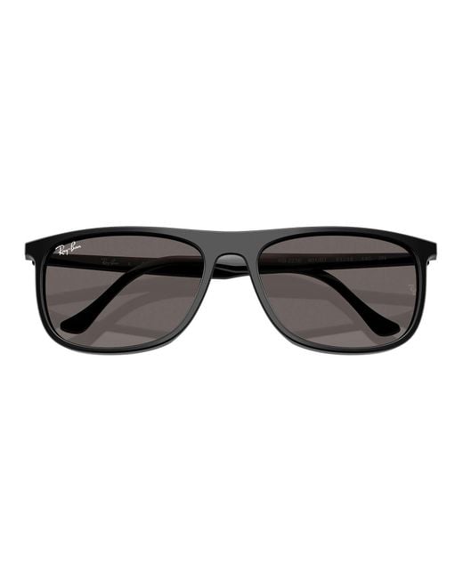 Ray-Ban Black Rb2216 Rectangle Sunglasses for men