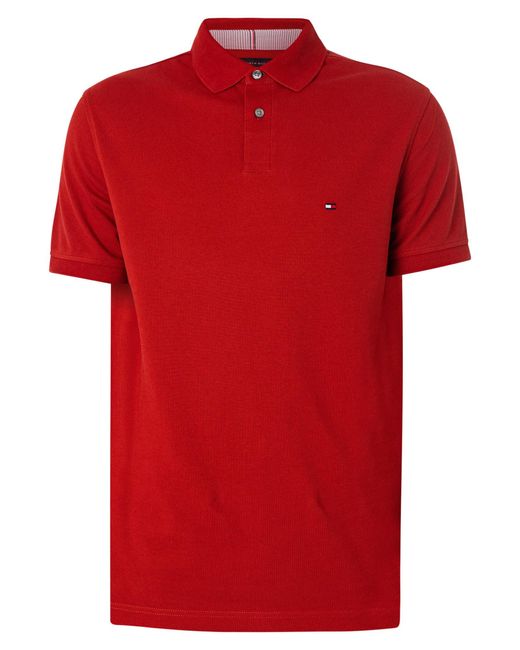 Tommy Hilfiger Red 1985 Regular Polo Shirt for men