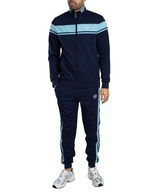 Sergio Tacchini Blue Damarindo Track Joggers for men