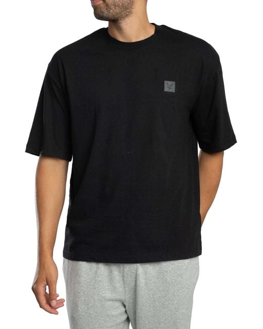 Lyle & Scott Black 3 Pack Lounge Relaxed T-shirt for men