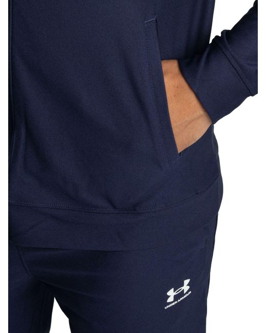 Under Armour Blue Challenger Line Tracksuit for men