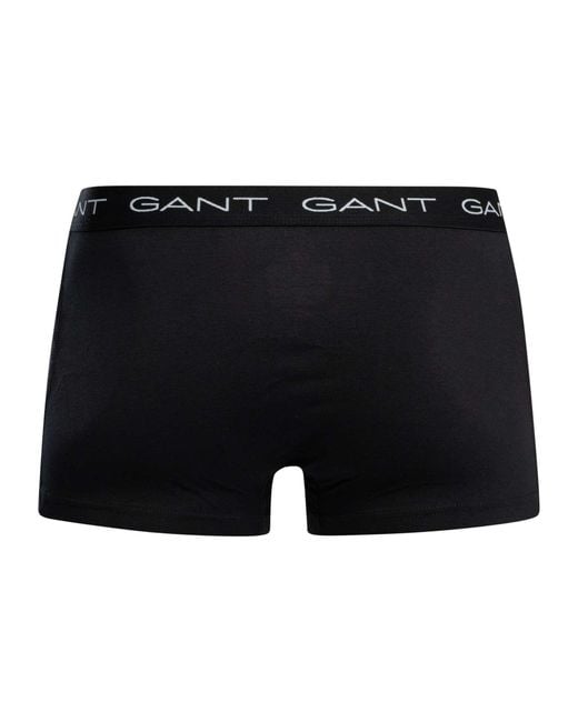 Gant Black 7 Pack Trunks for men