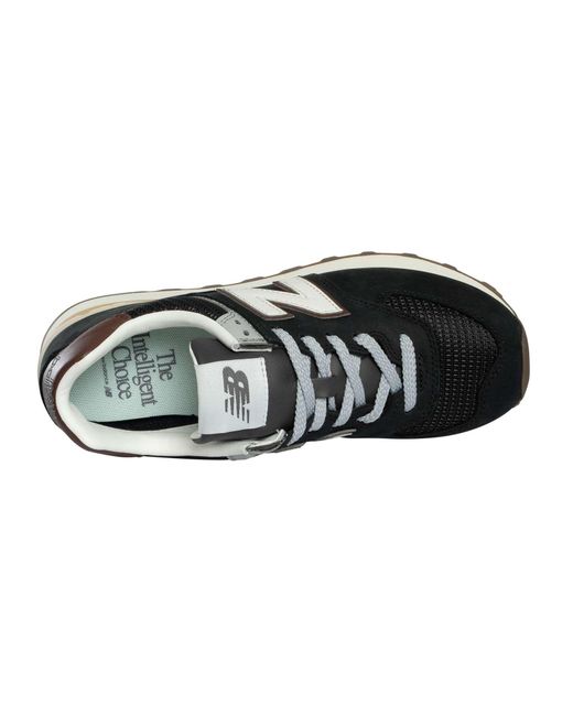 New Balance Black 574 Trainers for men