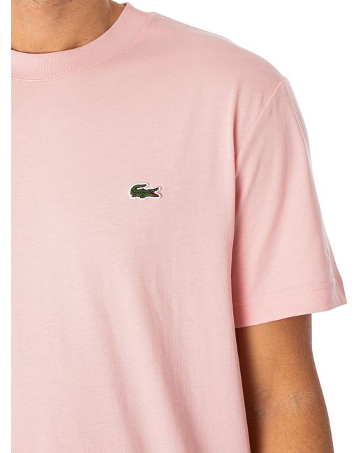 Lacoste Pink Logo T-shirt for men