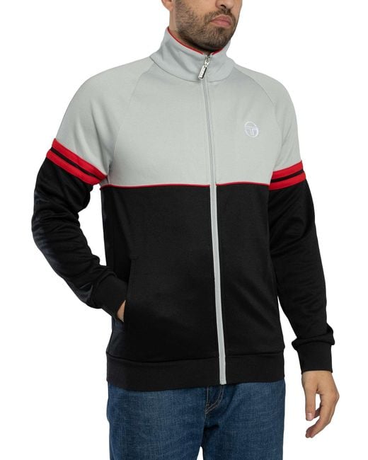 Sergio Tacchini Gray Orion Track Jacket for men