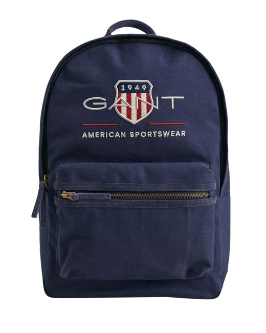 Gant Blue Colour Shield Backpack for men