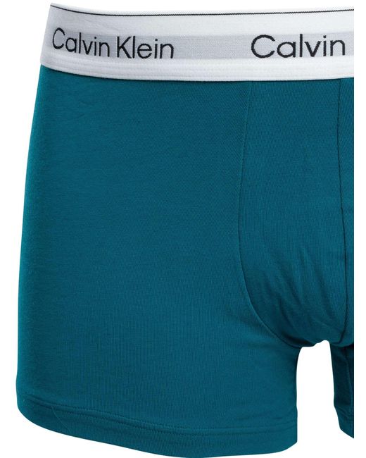Calvin Klein White 3 Pack Icon Trunks for men