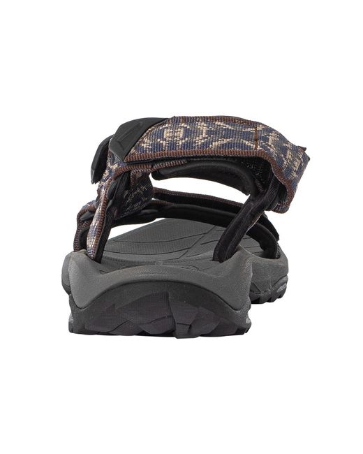 Teva Black Terra Fi Lite Sandals for men