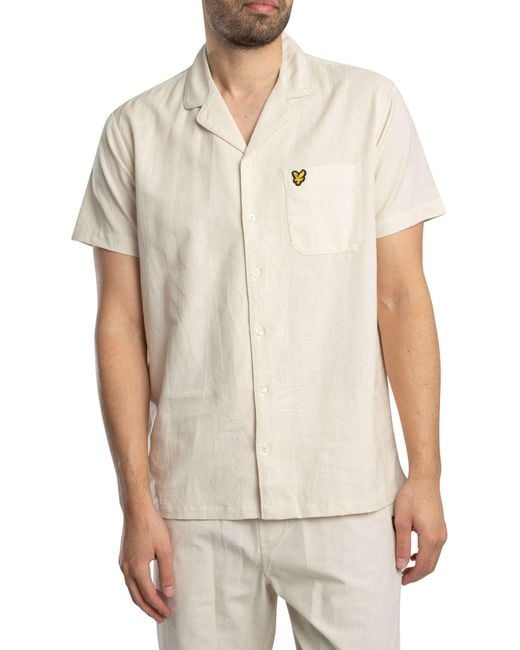 Lyle & Scott Natural Remmington Pyjama Set for men