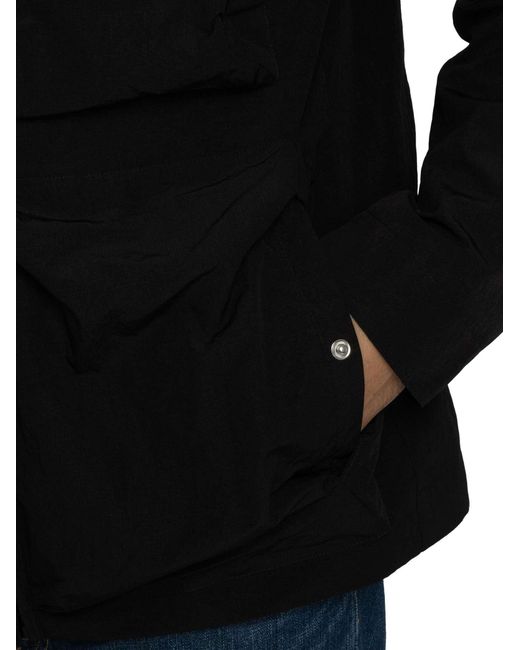 Lyle & Scott Black Lightweight Ripstop Windcheater Jacket for men