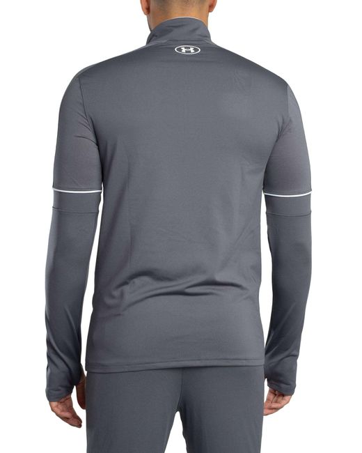 Under Armour Gray Challenger Training 1/4 Zip Jacket for men