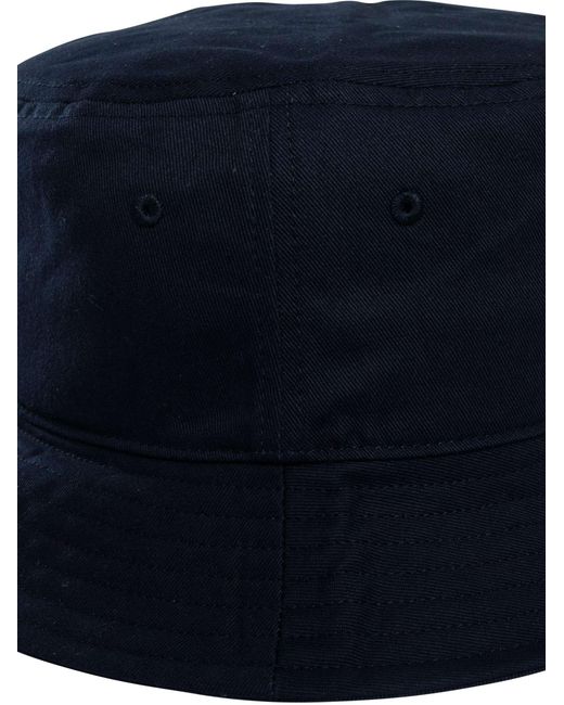 Lyle & Scott Blue Logo Bucket Hat for men