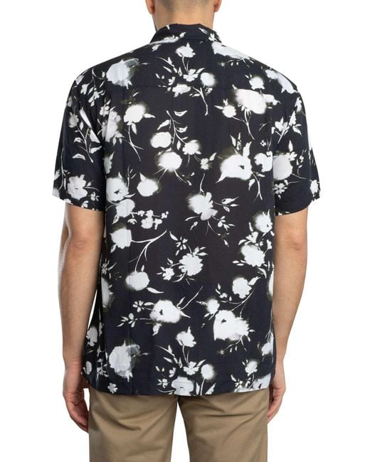 Superdry Black Short Sleeved Print Shirt for men