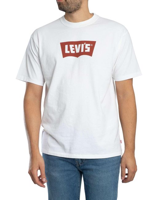 Levi's White Vintage Graphic T-shirt for men
