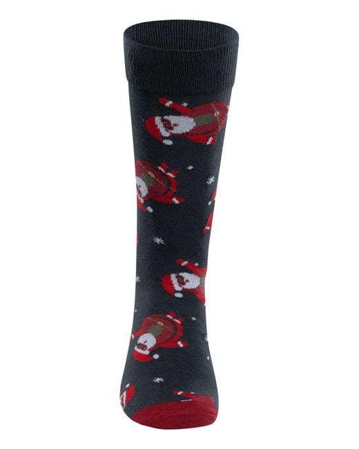 Jack & Jones Black Xmas Avocado Trunks & 2 Pack Socks Gift Box for men