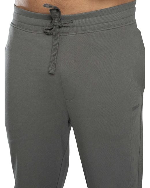 HUGO Gray Dapo Dayote Hooded Tracksuit for men