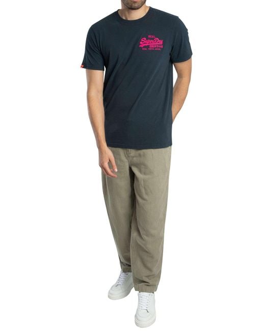Superdry Green Merchant Drawstring Trousers for men