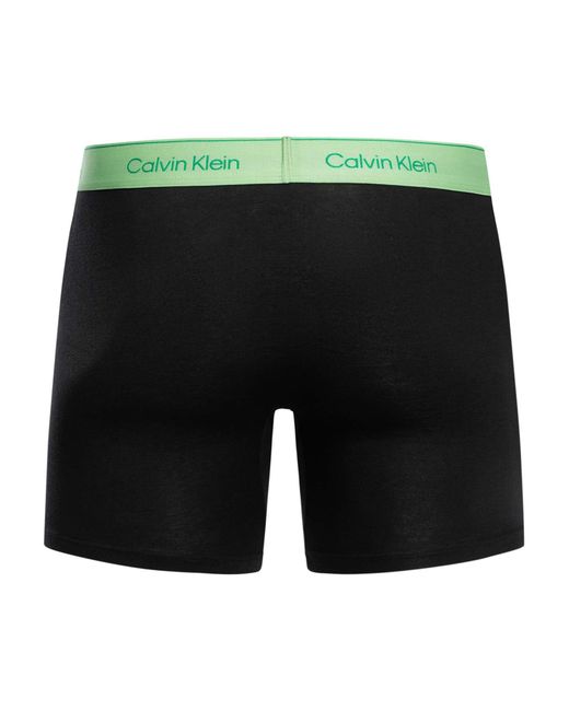 Calvin Klein Black 5 Pack Icon Boxer Briefs for men