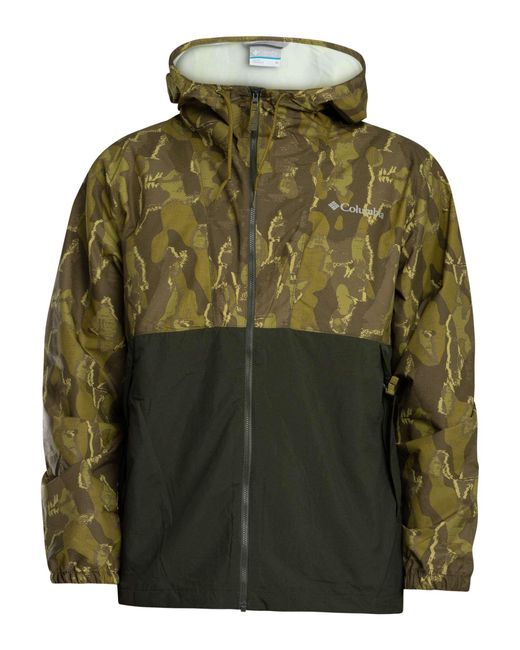 Columbia Green Spire Valley Novelty Windbreaker Jacket for men