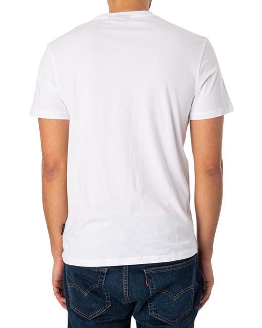 Napapijri White Aylmer T-shirt for men
