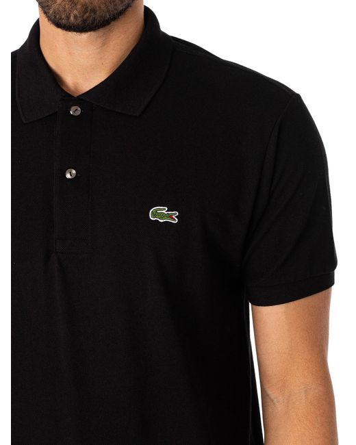 Lacoste Black Polo Shirt for men