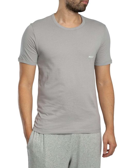 HUGO Blue 3 Pack Crew Lounge T-shirt for men