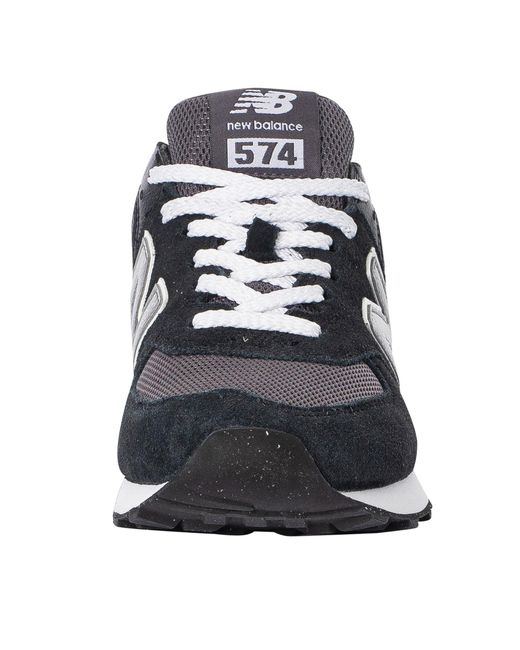 New Balance Blue 574 Suede Trainers for men