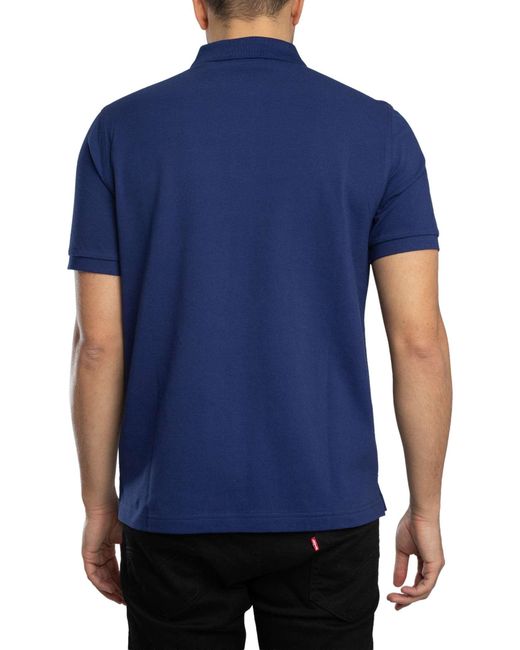 Gant Blue Regular Shield Pique Polo Shirt for men