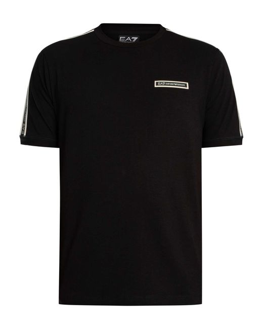 EA7 Black Box Logo T-shirt for men