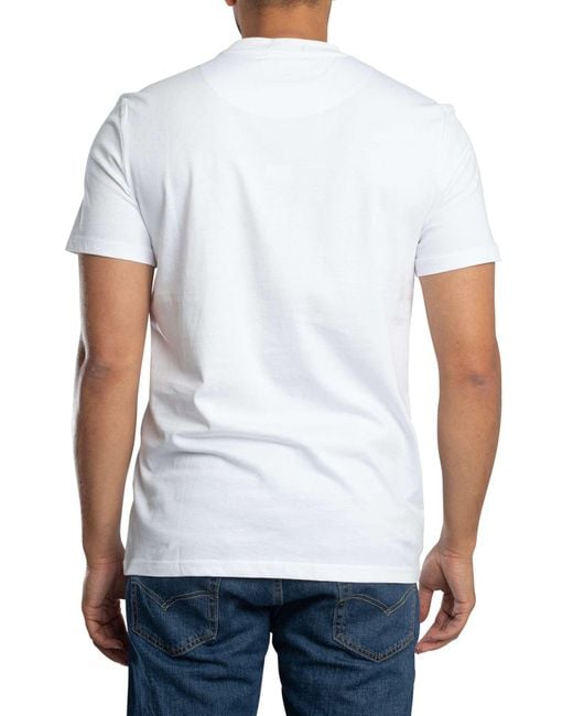 Weekend Offender White T.i.e Graphic T-shirt for men
