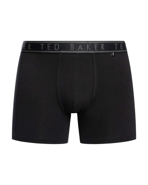 Ted Baker Black 3 Pack Boxer Briefs for men