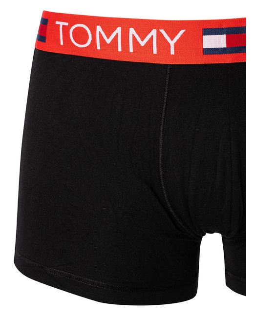 Tommy Hilfiger Black 3 Pack Trunks for men