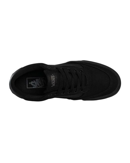 Vans Black Brooklyn Sneaker for men