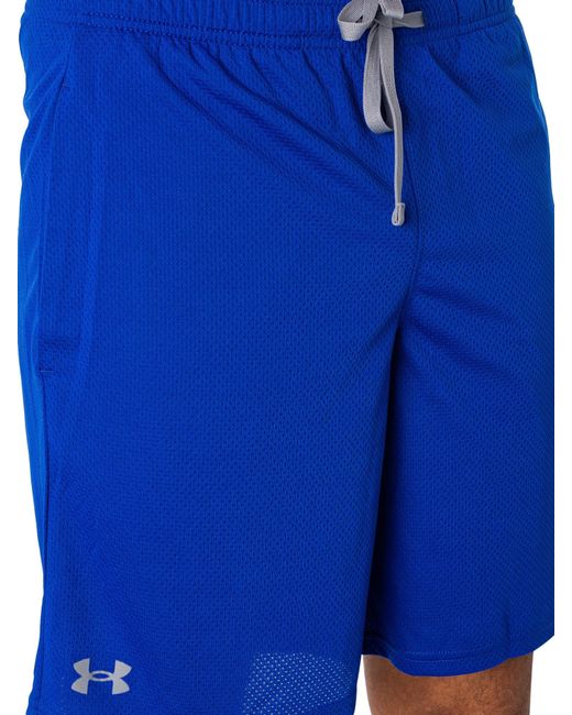 Under Armour Blue Tech Mesh Shorts for men