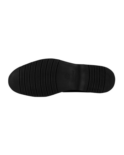 Timberland Black Woodhull Leather Chelsea Boots for men