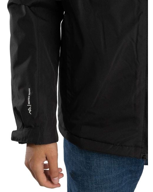 Regatta Black Thornridge Waterproof Insulated Jacket for men