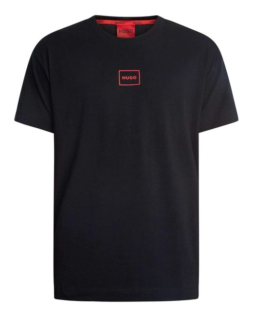 HUGO Black Laze Lounge T-shirt for men